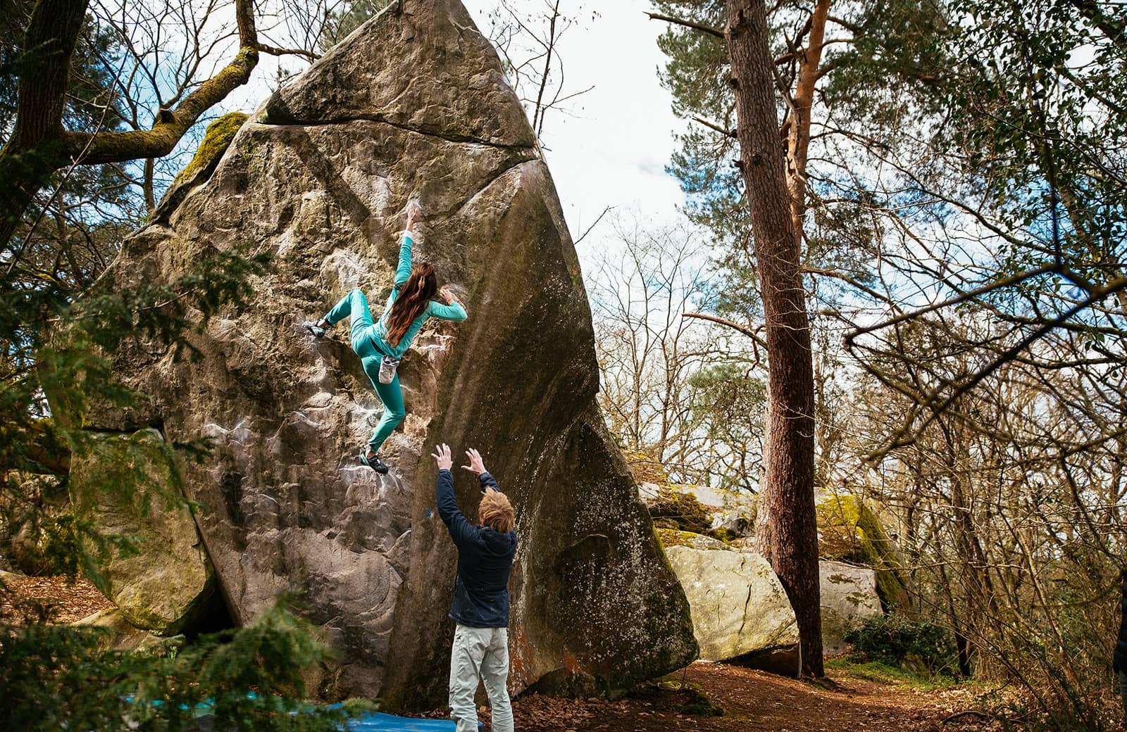 Fontainebleau Climbing- By Nathalie DuPre Commercial Photography