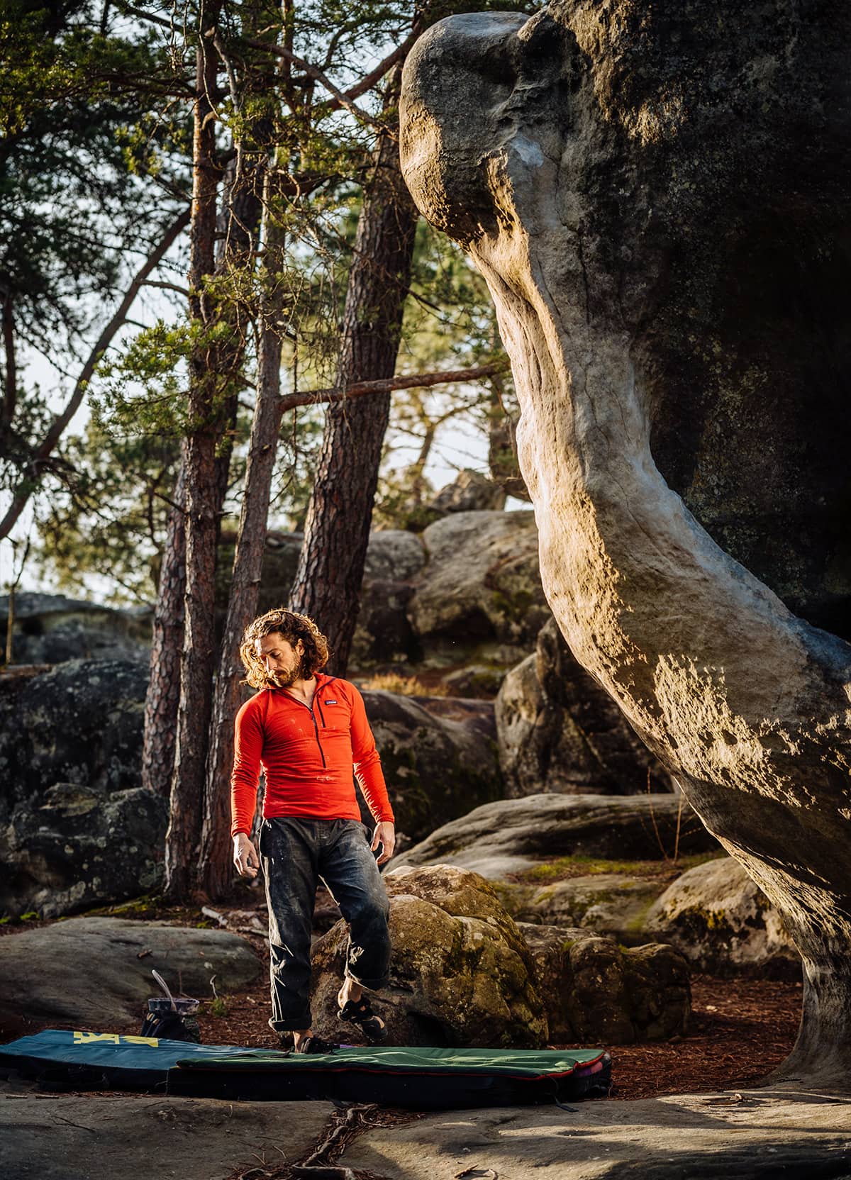 Climbing Fontainebleau- By Nathalie DuPre Commercial Photography